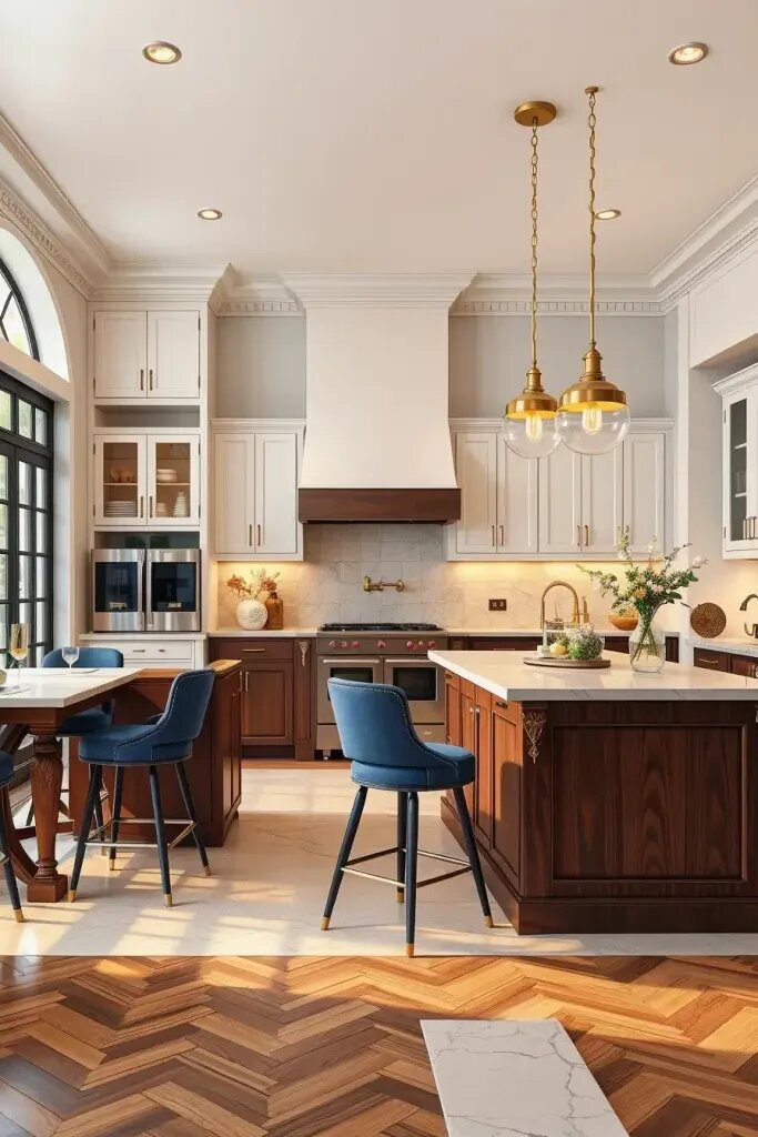 Pendant Lights That Elevate a Kitchen Island