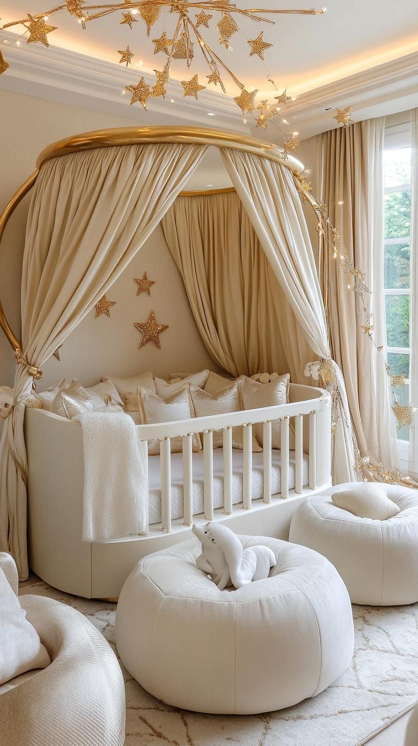 4. Fairy Tale Glade with Gold Accents and Velvet Textures - photo 3