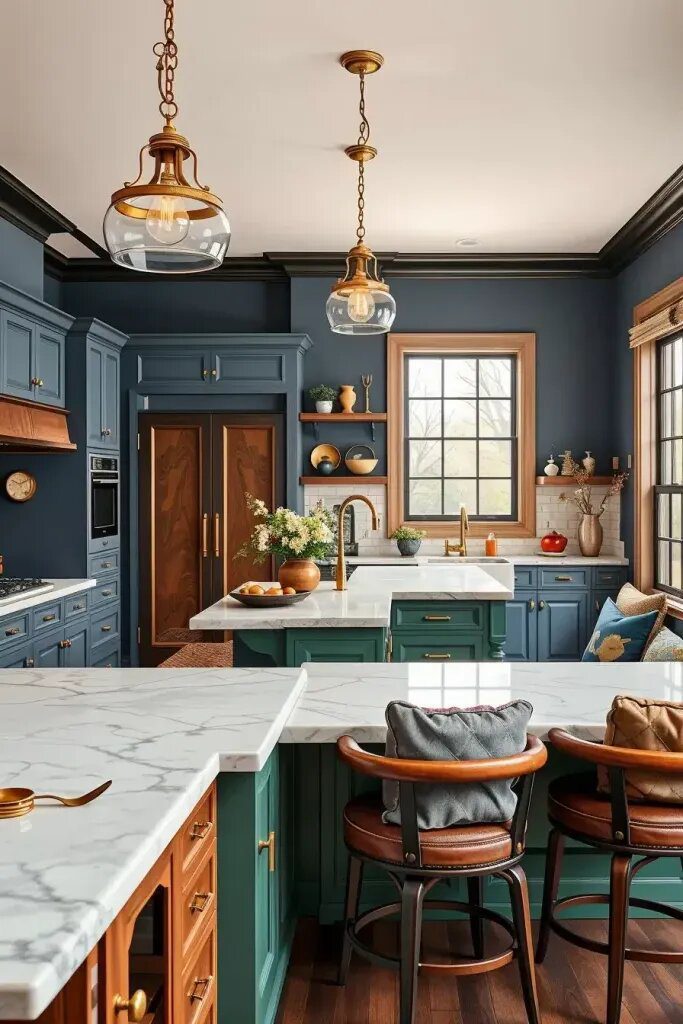 Hunter Green Accents for a Cozy Feel