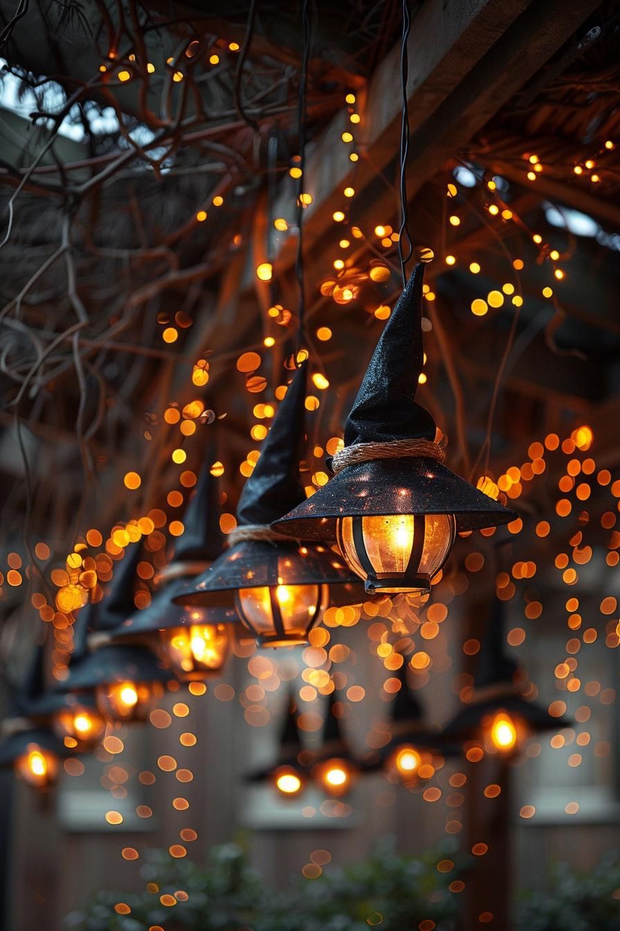 4. Enchanting Witch Hat Fairy Lights - photo 2