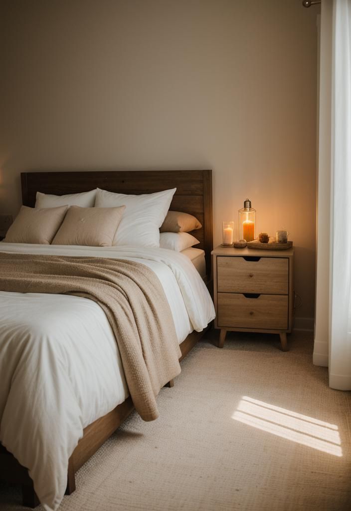 23. Salt Lamps for Earthy Bedroom Lighting