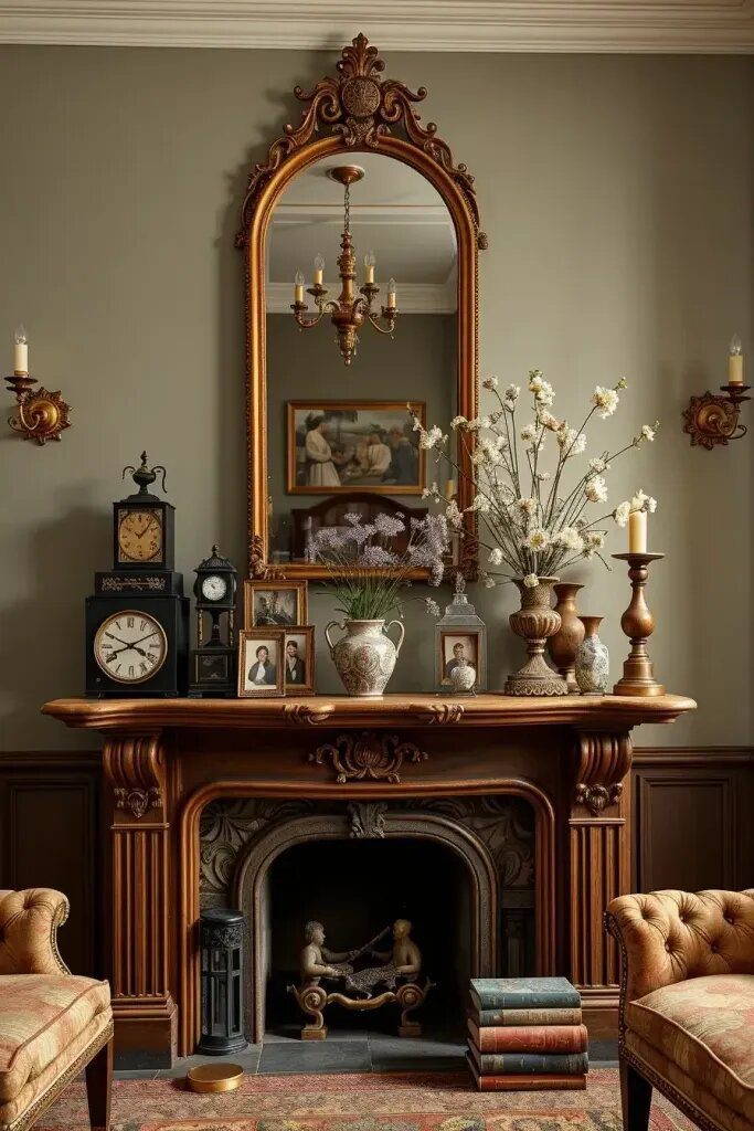 Styling a Mantel With Heirloom Pieces - photo 2
