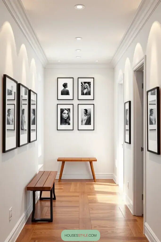 Modern Gallery Walls For Stylish Hallways - photo 2