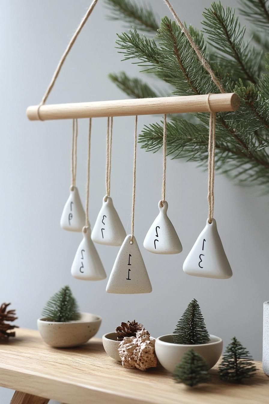13. Chic Advent Calendar With Porcelain Tags - photo 2