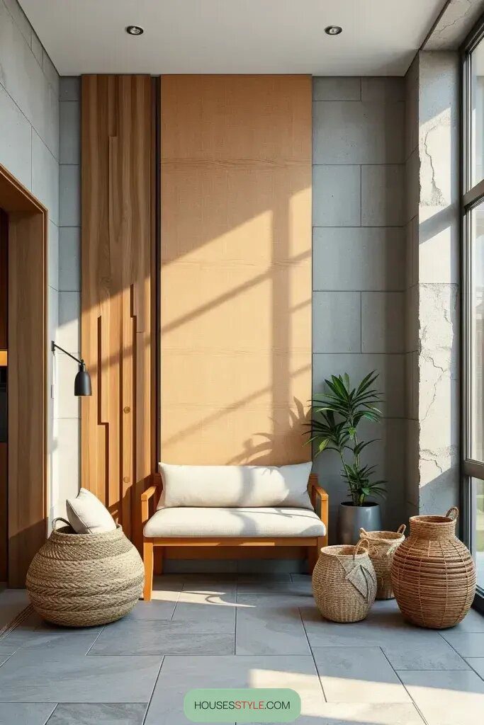 Using Texture Instead Of Color in Lobby Design - photo 2