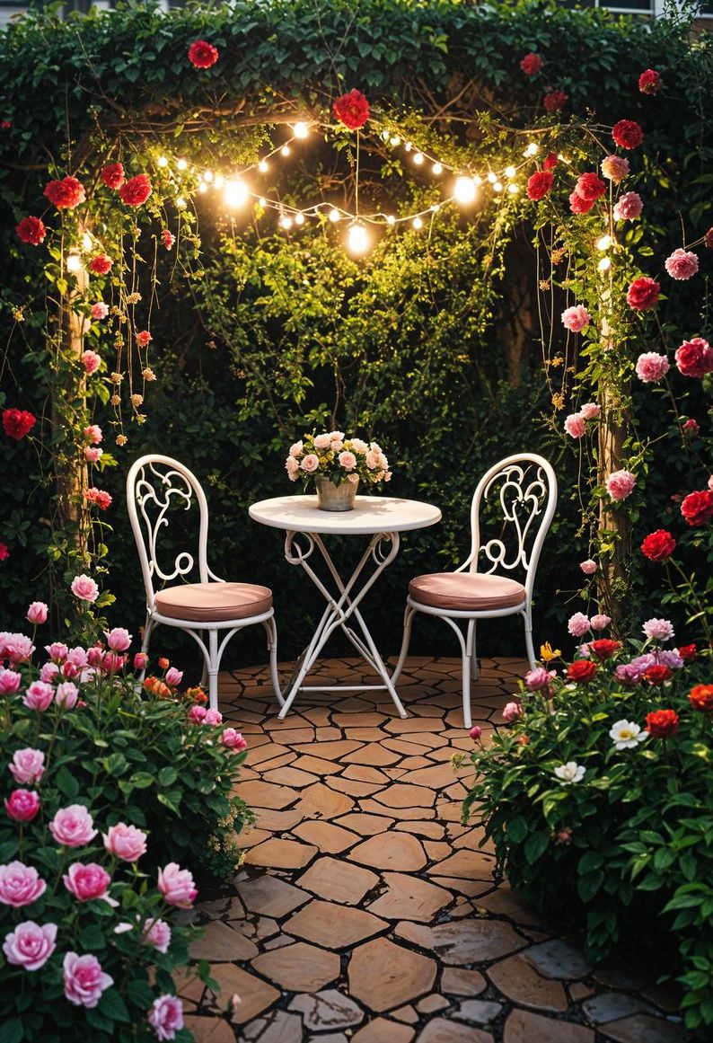 20. Cozy Garden Retreat Layout