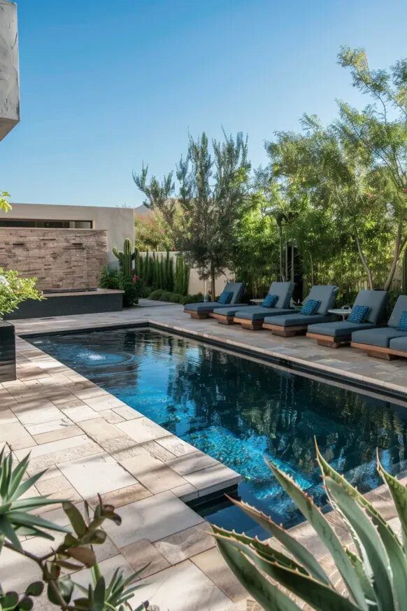 Chic Retreat by the Pool: A Relaxing Oasis