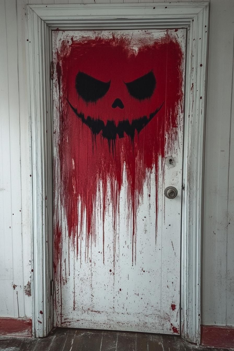 18. Spooky Draped Door Creatures