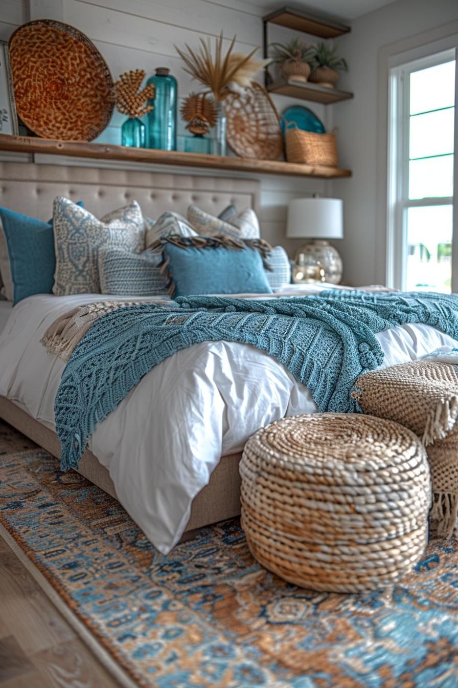14. Sea Glass Jar Decor Ideas