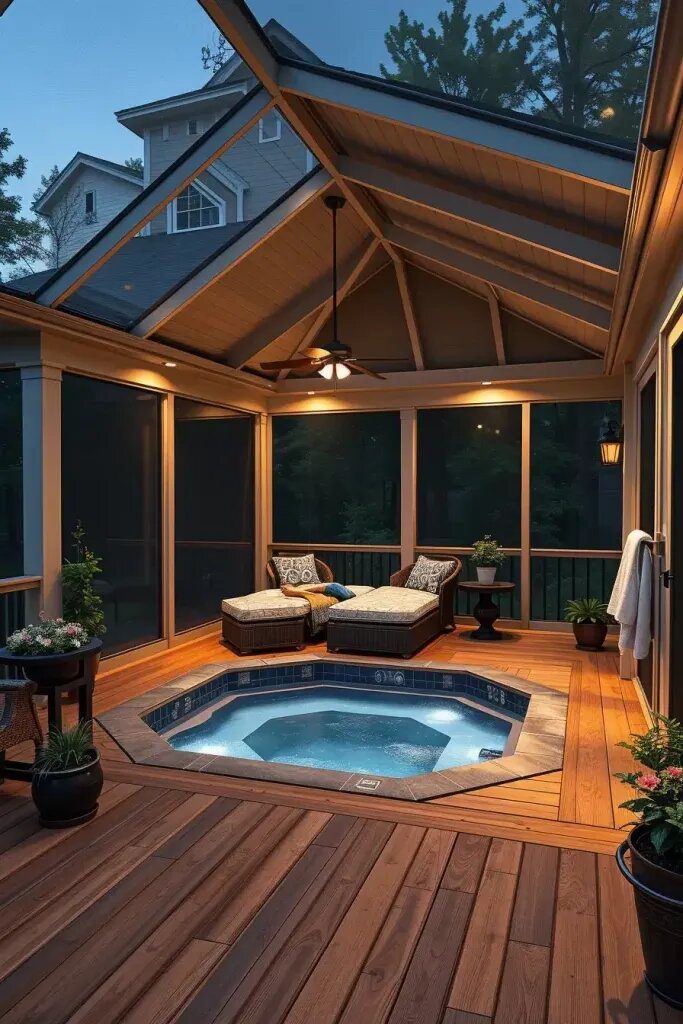 Luxury Screened Porch With Hot Tub - photo 2