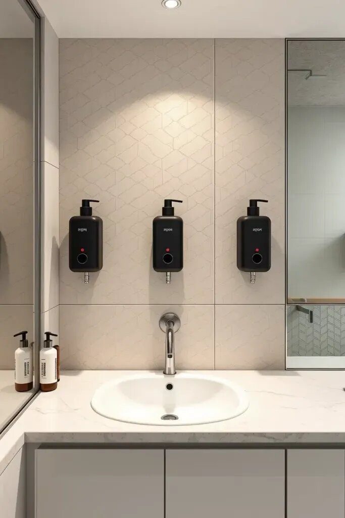 Wall-Mounted Dispensers For Toiletries