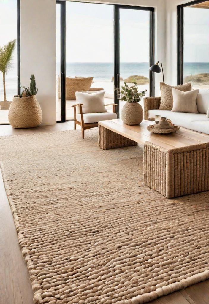 6. Beachy Area Rug Ideas