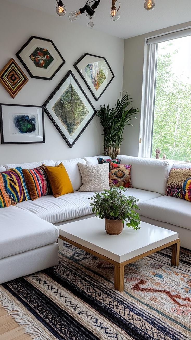 12. V-Shaped Chevron Gallery Arrangement - photo 2