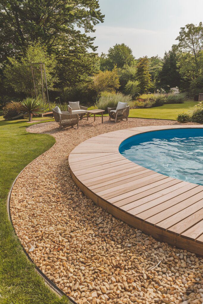 Affordable Gravel and Wood Deck Combo - photo 2