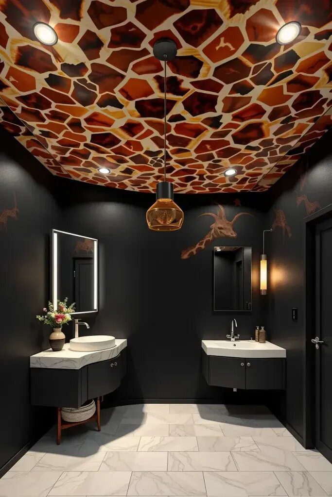 Bold Wallpaper Ideas for Your Ceiling