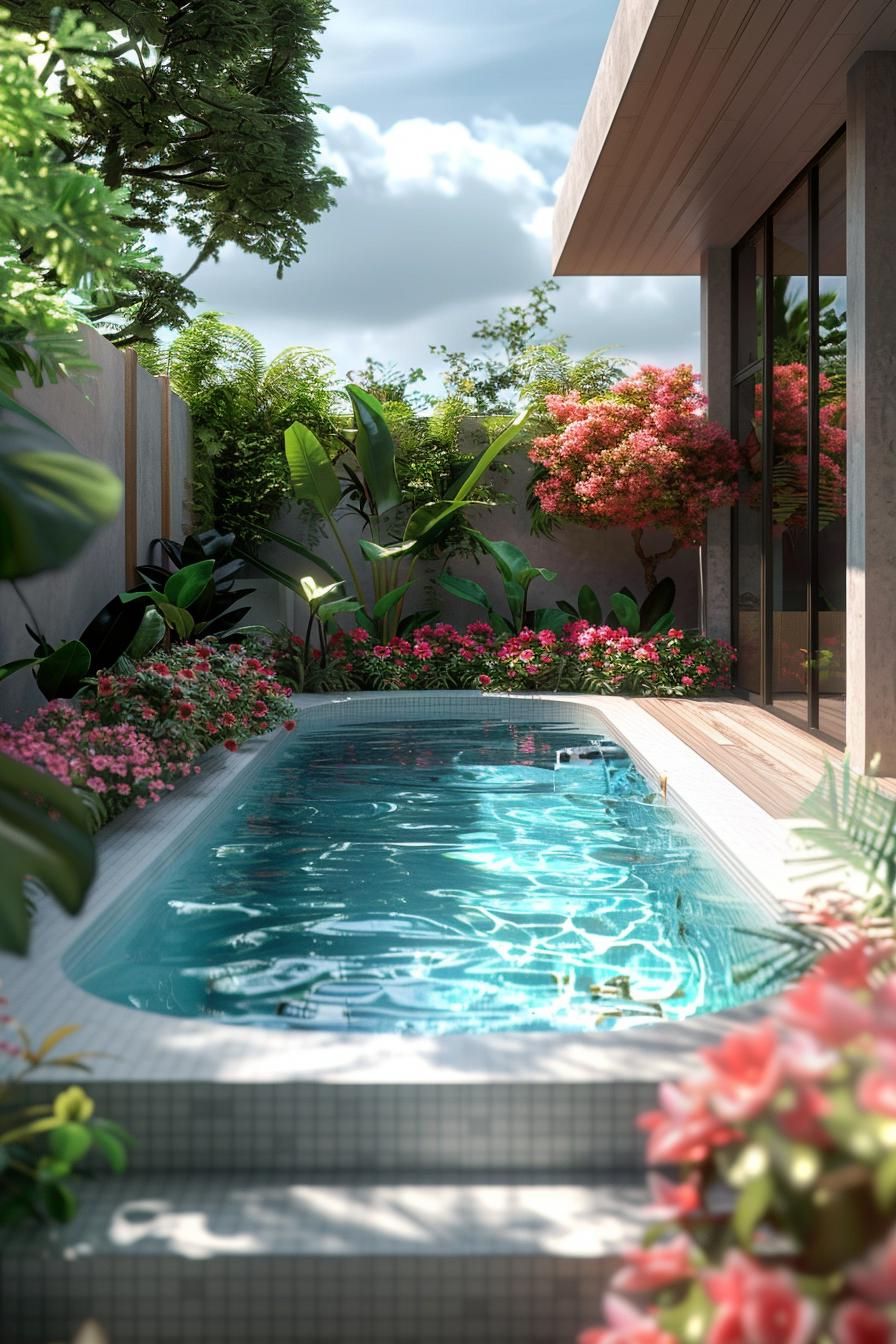 7. Glamorous Above-Ground Pool Design - photo 2