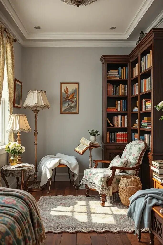 How to Add Vintage Charm to a Reading Nook - photo 2