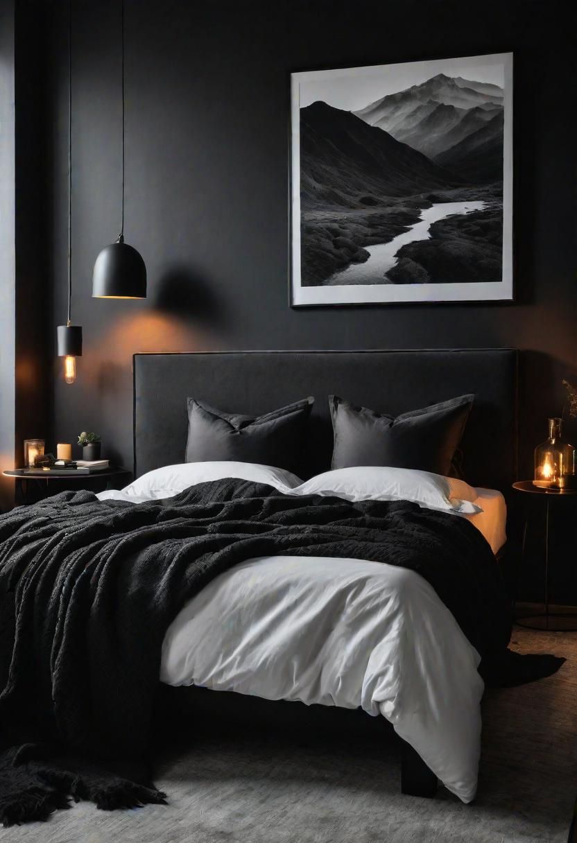 1. Styling Tips for Black Bedrooms