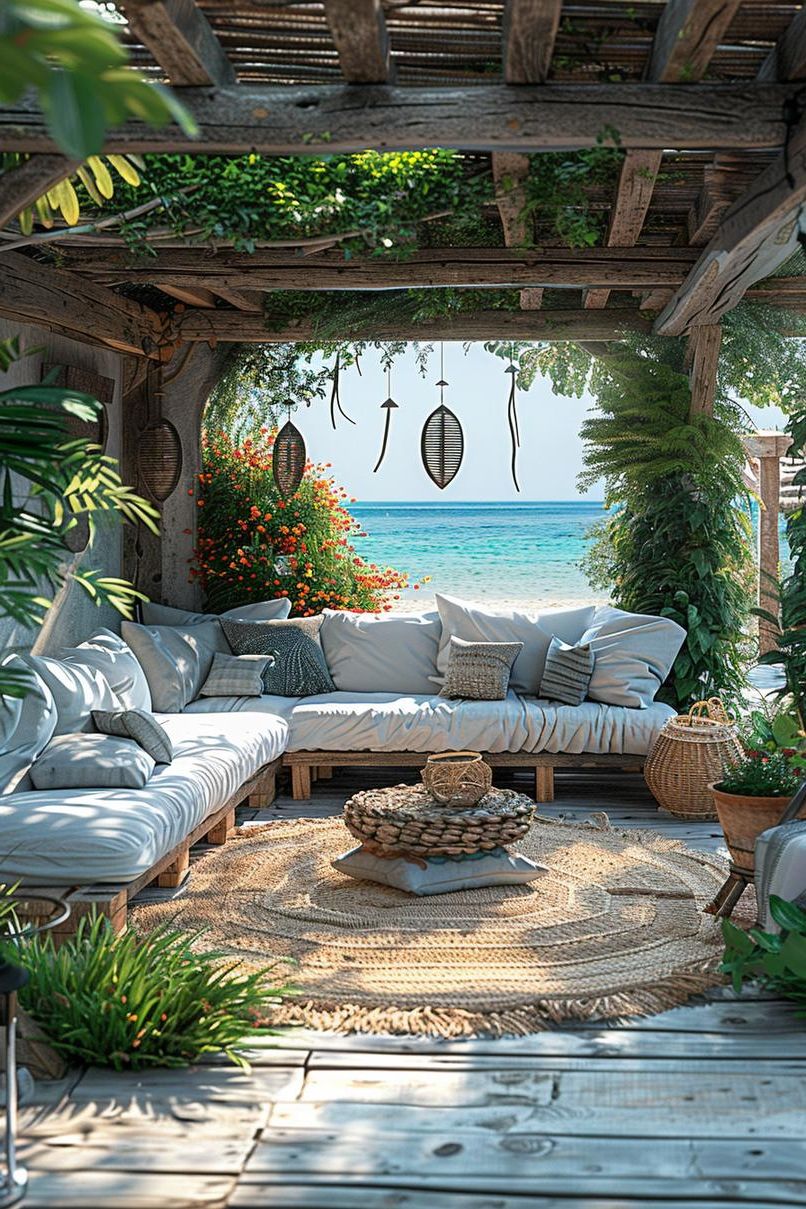 6. Coastal Driftwood Decor for Small Gardens - photo 3