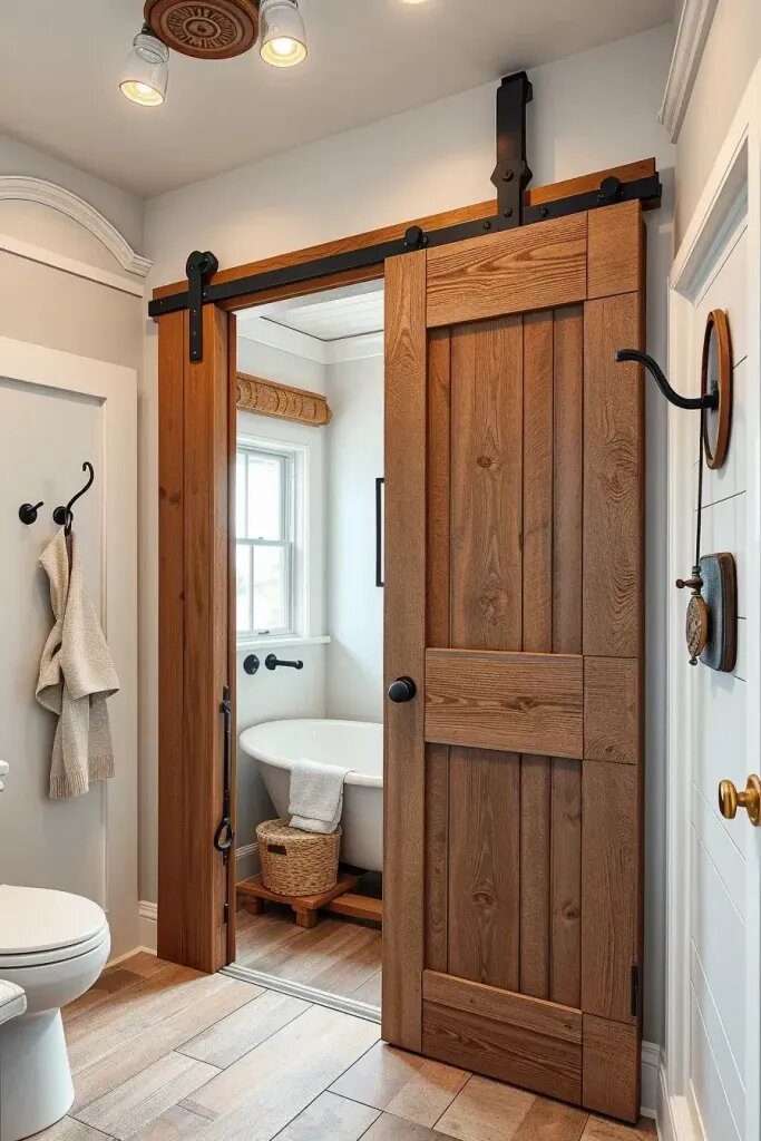 Sliding Barn Doors for Rustic Bold Style