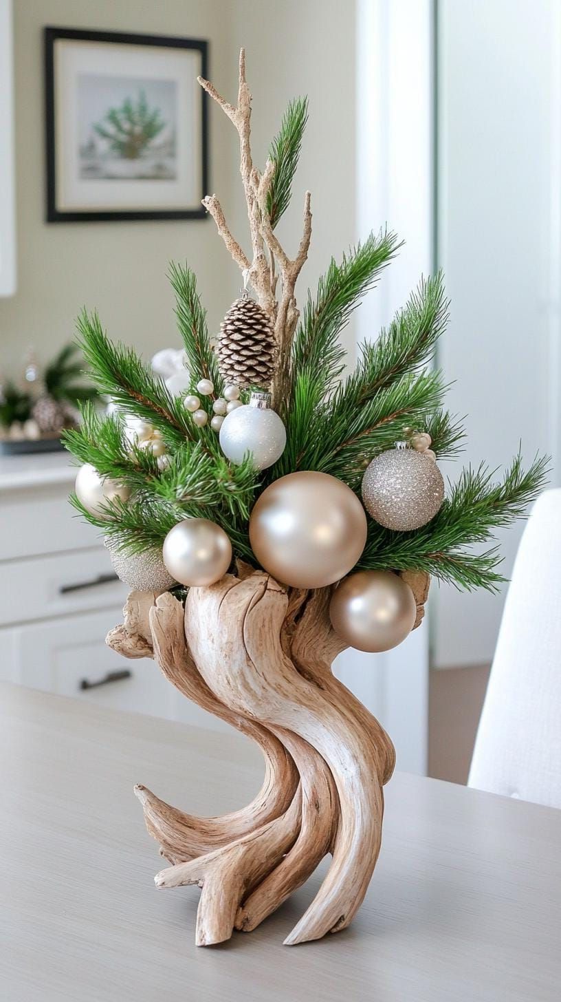 13. Silvery Driftwood Display - photo 2