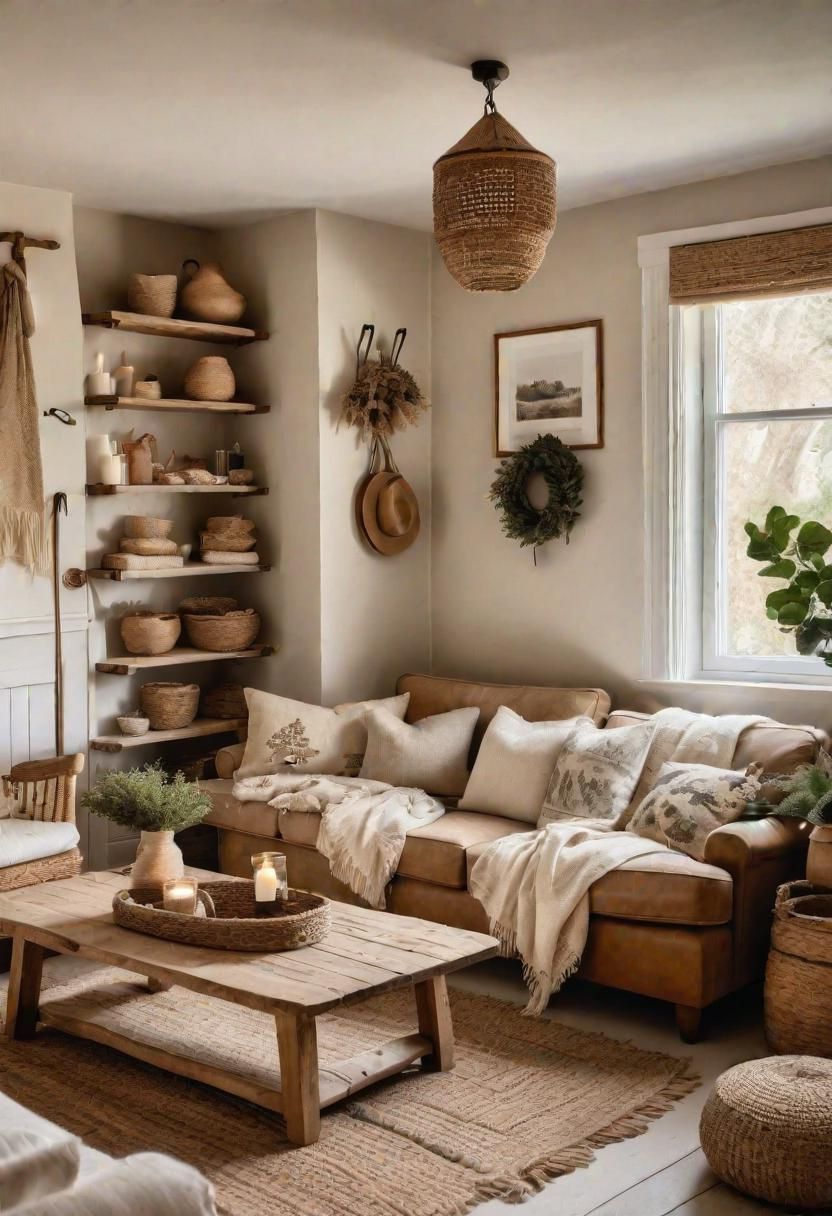 22. Cottage Core Living Room Style