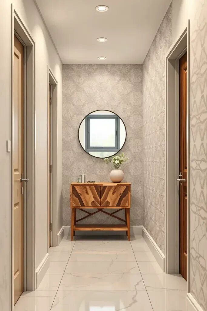 Bold Geometric Wallpaper for Visual Interest