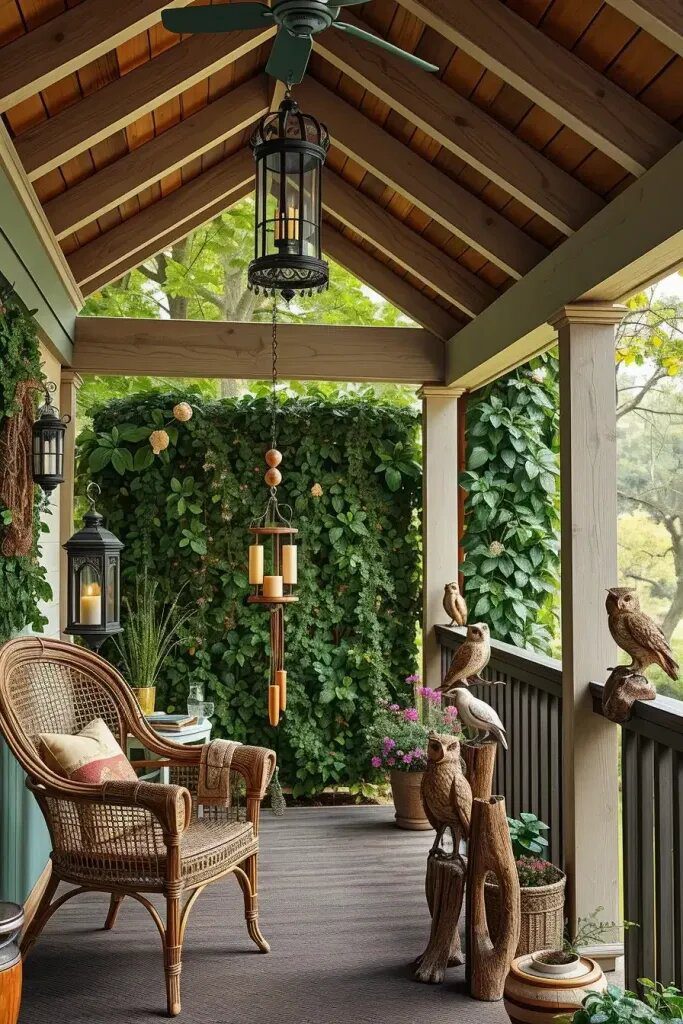 Owls Perched on Wooden Beams with a Wink - photo 2