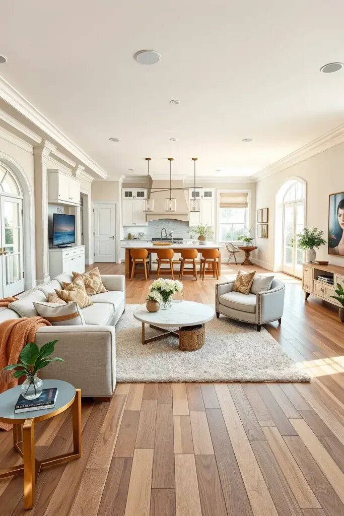 Blending a Keeping Room With an Open Kitchen Layout