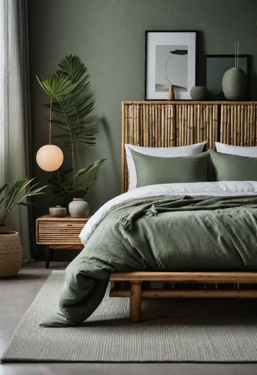 11. Sage Harmony for a Calm Bedroom