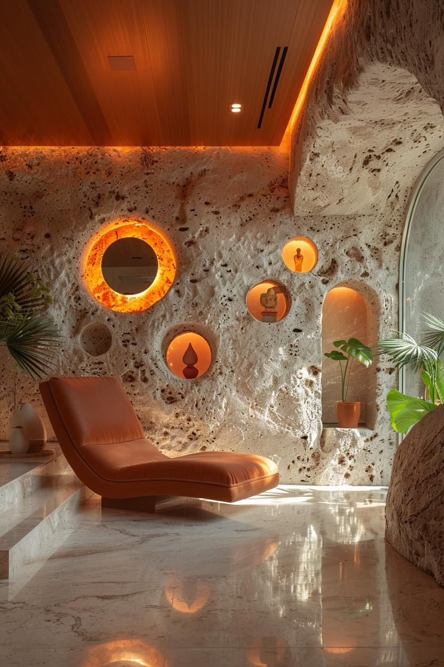 8. Sculptural Accents for Bathrooms