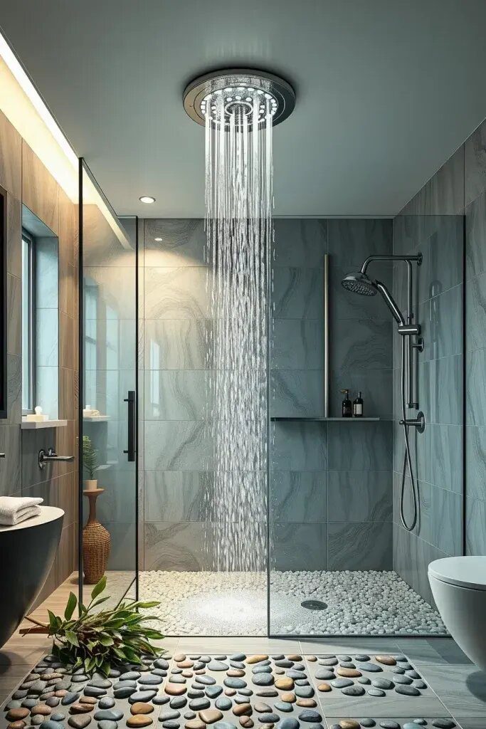 Experience a luxurious rainfall shower at home