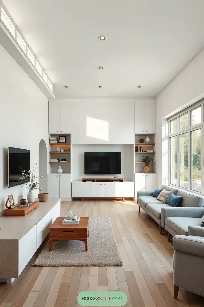Stylistically Striking Yet Minimalist Storage Solutions