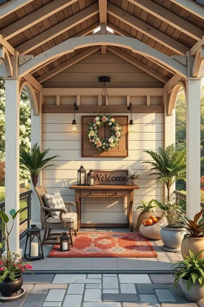 How to Create a Welcoming Gazebo Entryway - photo 2