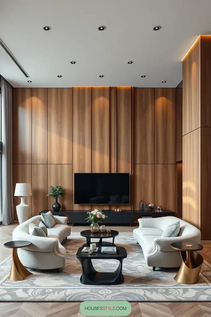 Layer Vertical Wall Panels in Mixed Finishes - photo 2