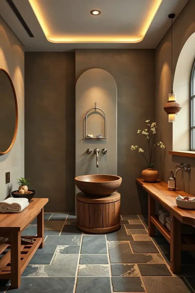 Materials for a Relaxing Spa Retreat: Clay, Slate, and Wood - photo 2