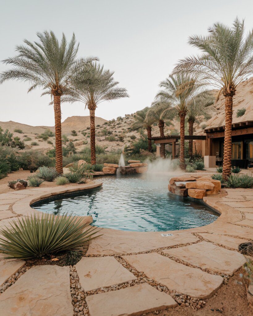15. Desert-Inspired Cooling Pool Retreats