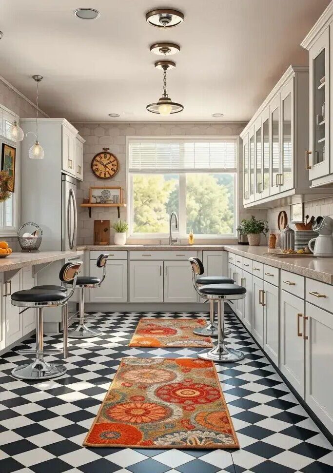 Bold Linoleum and Vinyl Flooring for Extra Personality