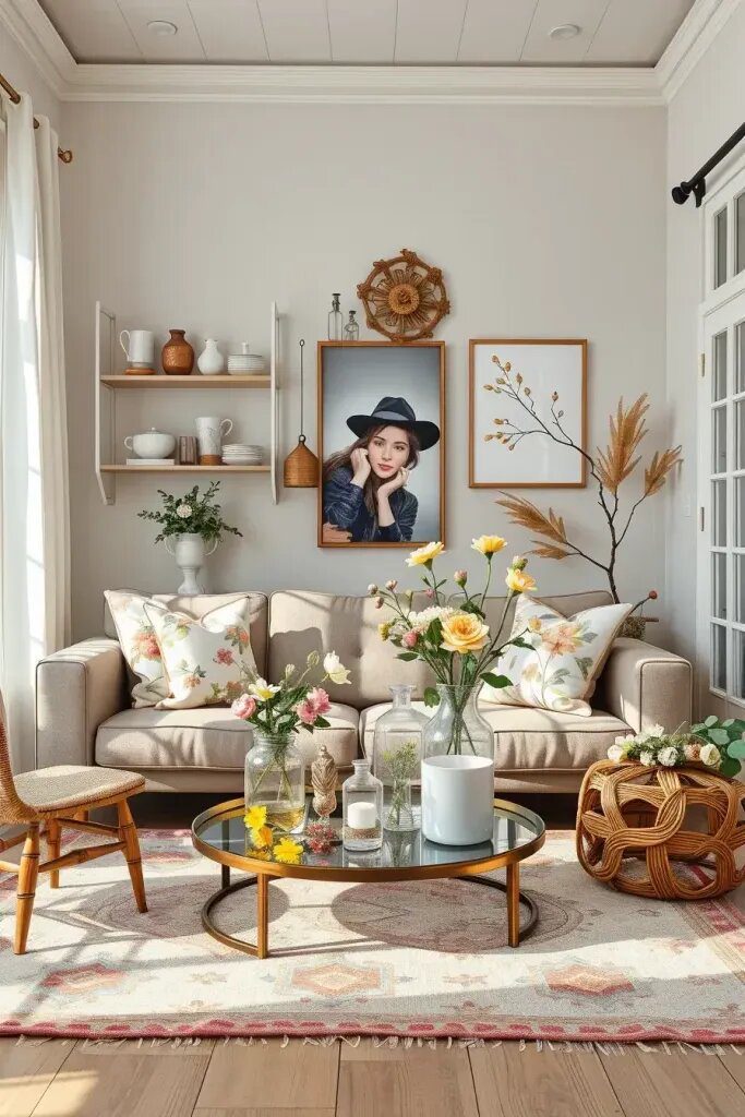Seasonal Decor Tips for Vintage-Modern Living Rooms - photo 2