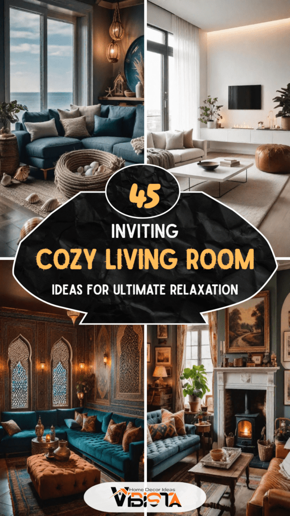 45 Warm &amp; Inviting Cozy Living Room Ideas for Ultimate Relaxation