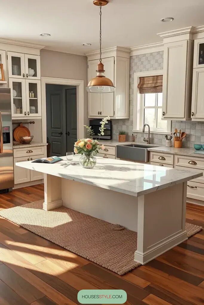 Neutral Rugs for a Cozy Kitchen Feel