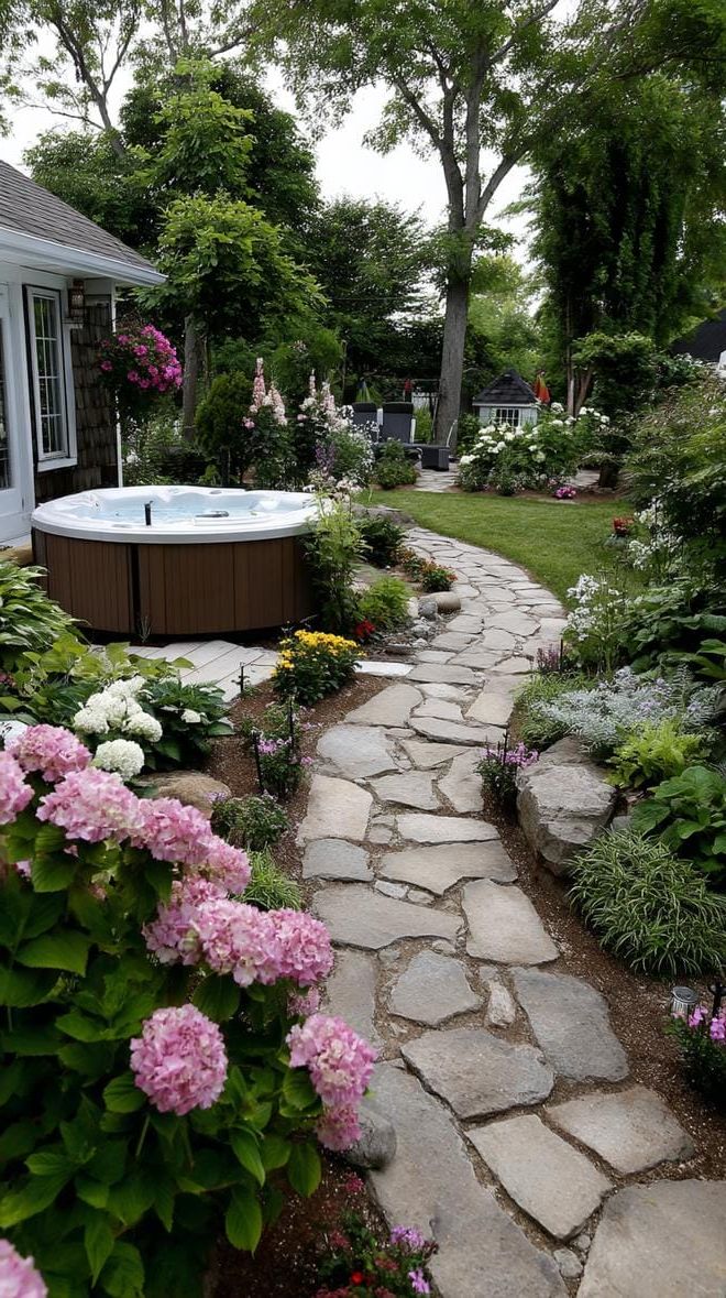 29. Come Relax in Our Hot Tub Surrounded by Beautiful Flowers and Herbs!