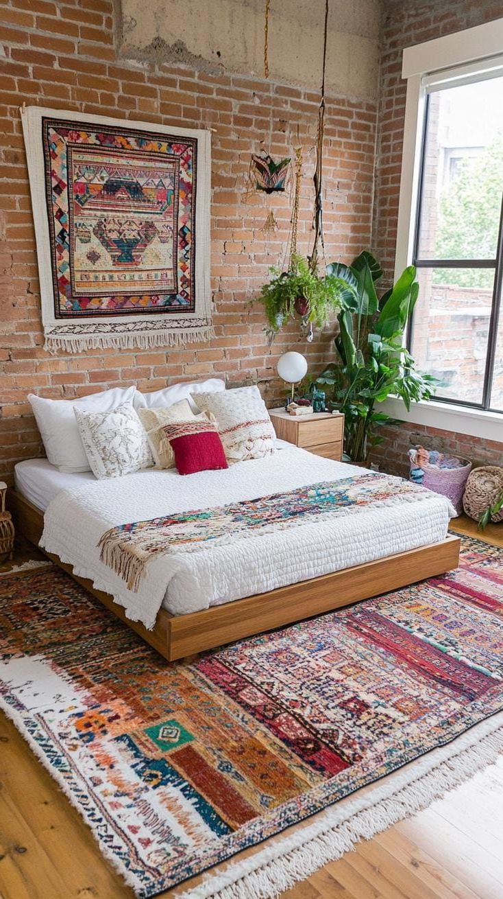 4. Layered Textured Rug Combinations