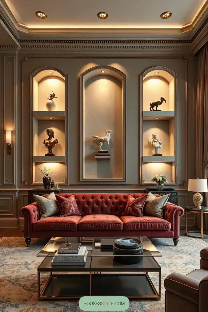 Light Up Wall Niches with Unique Display Objects