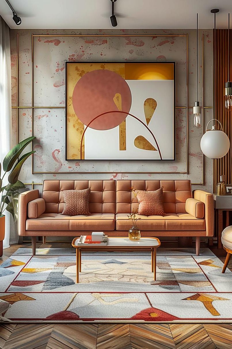 5. Bold Colorful Wall Art Ideas