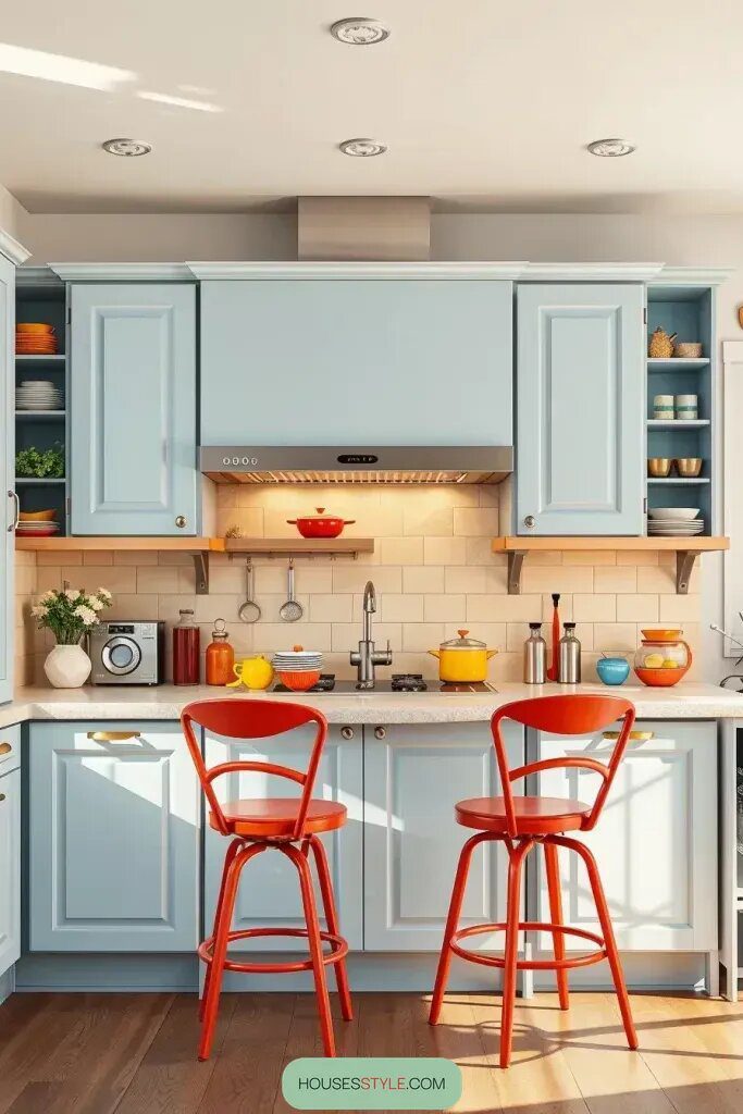 Pastel Palettes Paired With Bright Accents
