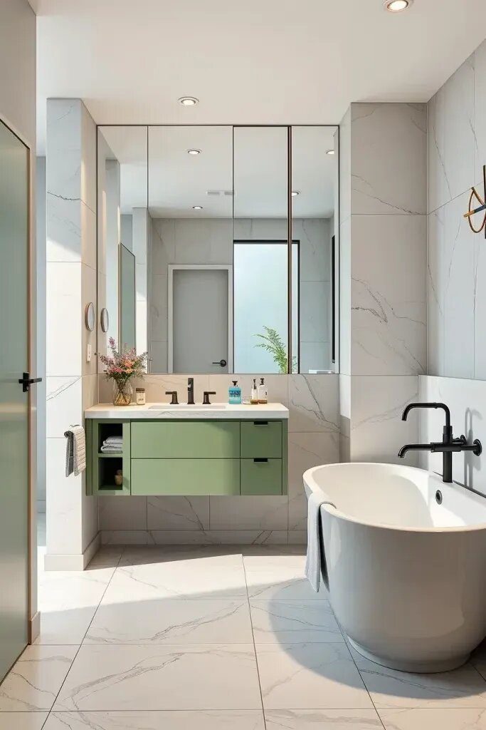 Sage And Blue Vanity Units That Elevate Style - photo 2