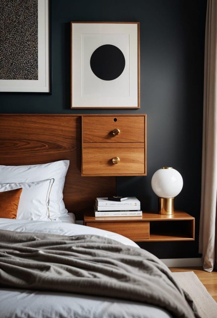 2. Floating Nightstands for MCM Bedroom - photo 2