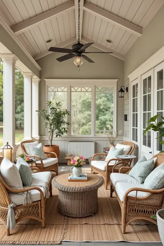 Peaceful Screened Porch Design Inspiration - photo 2