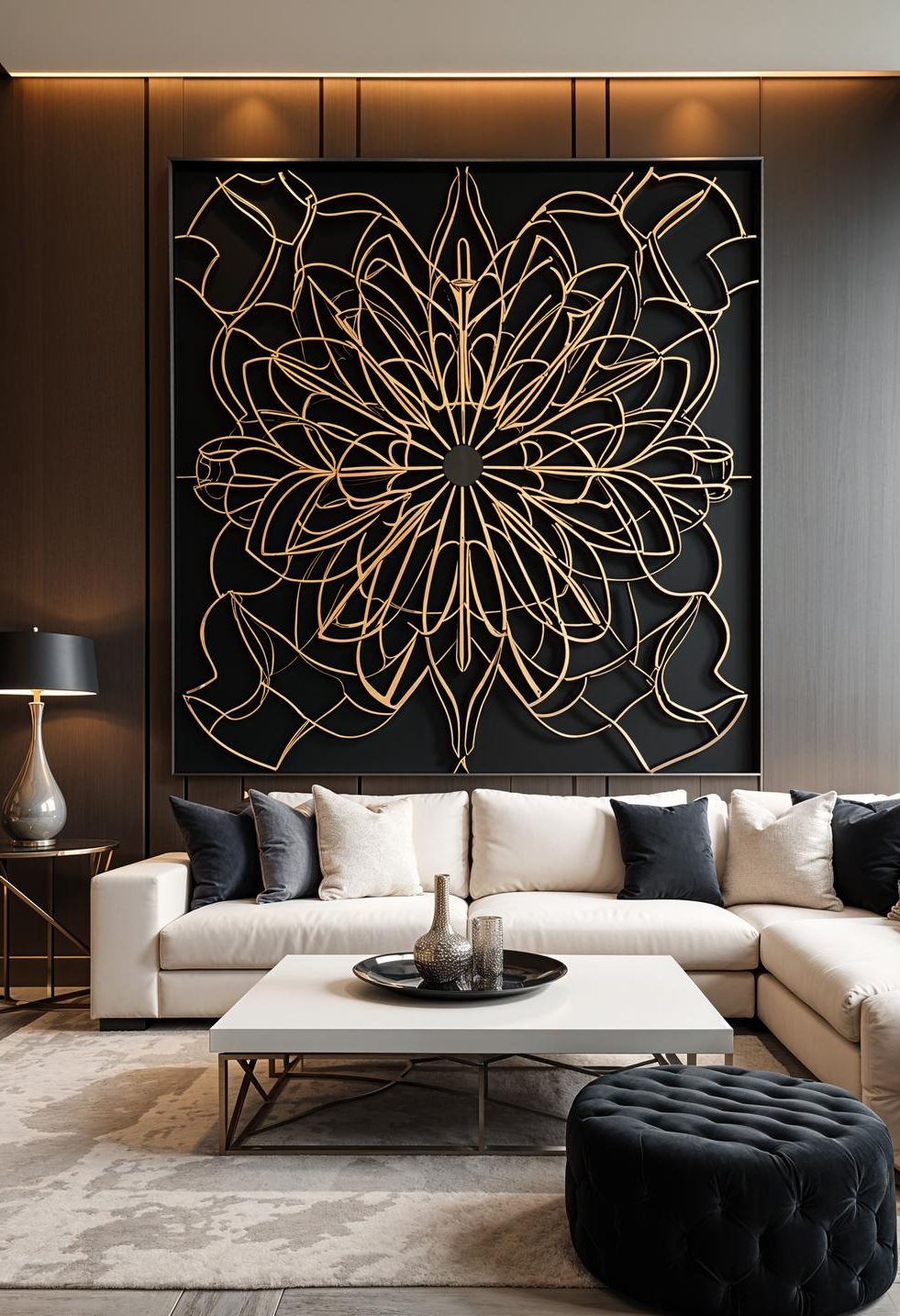 7. Luxurious Black & Gold Decor - photo 2
